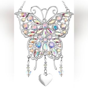 Glittering Butterfly Window Hanging Decor
